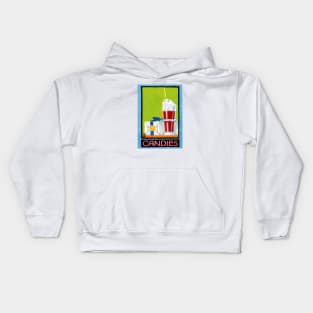 Vintage Candies Kids Hoodie